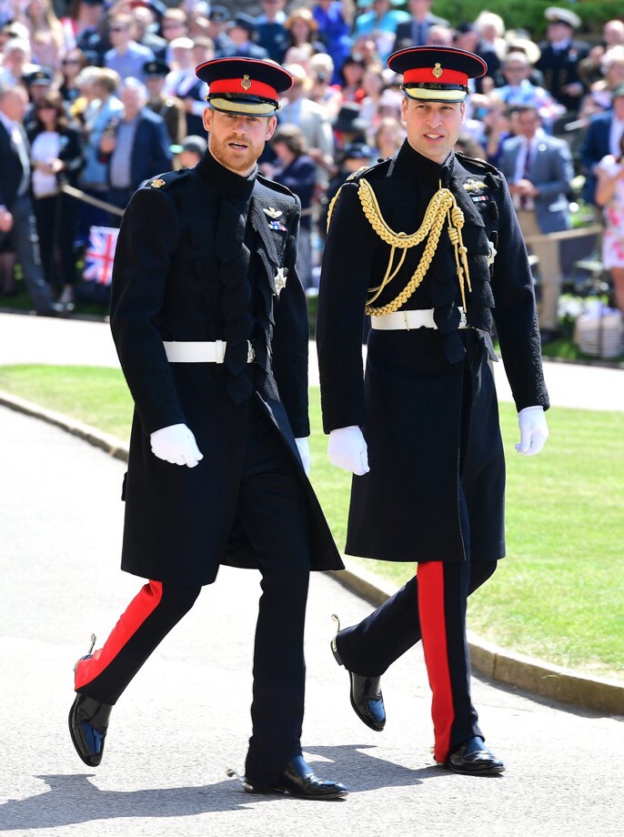 Princes Harry and William